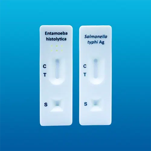Kit de pruebas rápidas Entamoeba H. + Salmonella Typhi