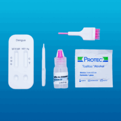 Prueba rápida de Dengue NS1, IgG e IgM