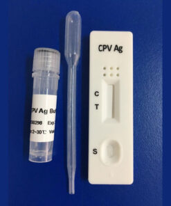 Prueba rápida de antígenos para parvovirus canino CPV