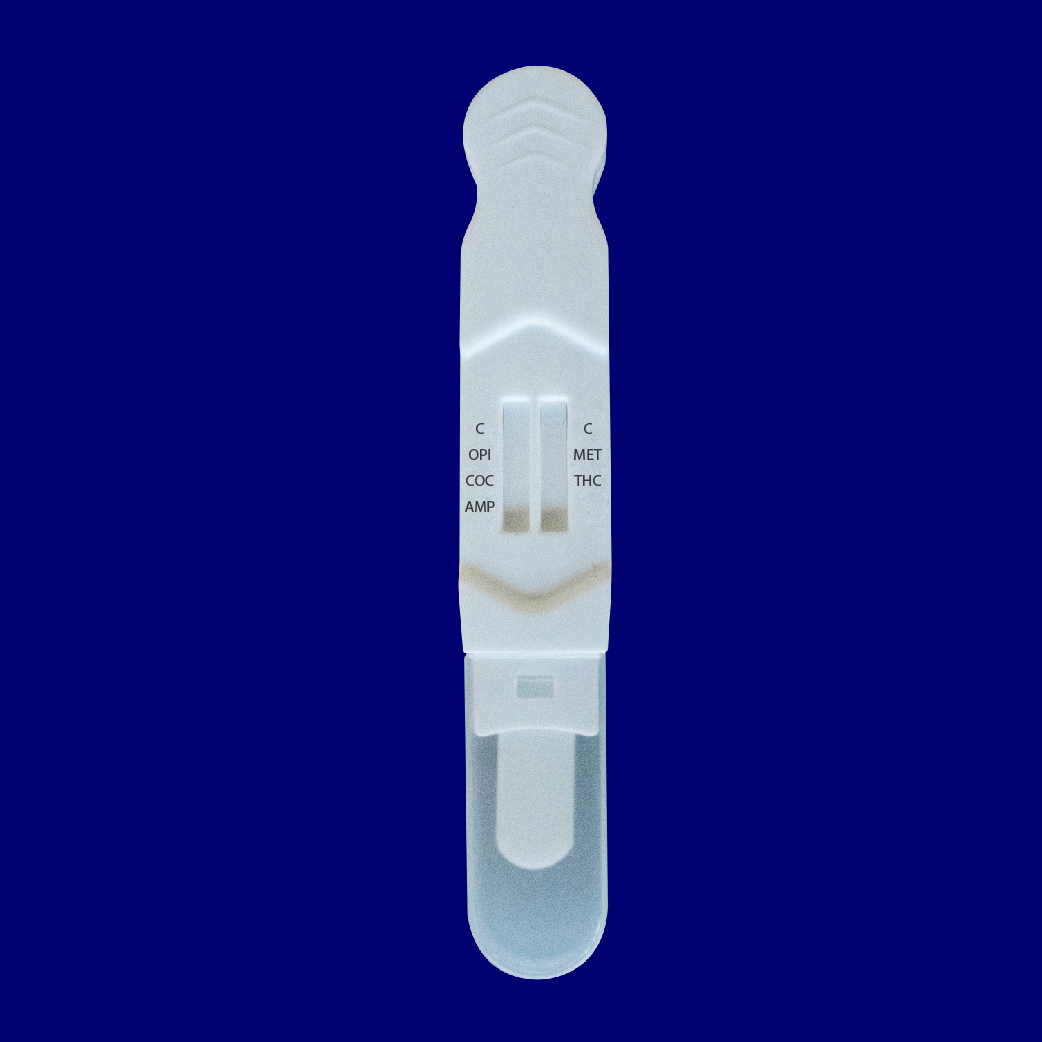 Prueba de antidoping 5 parámetros (THC, COC, AMP, MET y OPI) en saliva –  Amunet Laboratorio