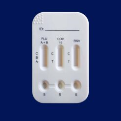 Prueba rápida en combo 3 en 1 para INFLUENZA A y B + SARS-COV-2 (Covid )+ RSV