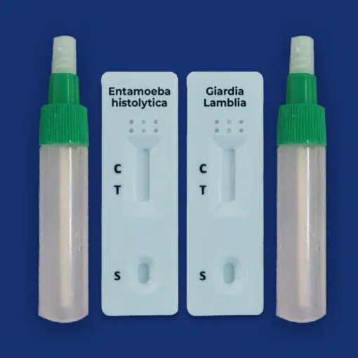 Kit de pruebas rápidas Entamoeba H. + Giardia Lamblia