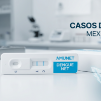 Prueba dengue laboratorio AMUNET NS1 IgG IgM resultado 15 minutos