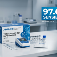 Kit PCR LAMP Tuberculosis AMUNET 97.64% sensibilidad laboratorio Mexico